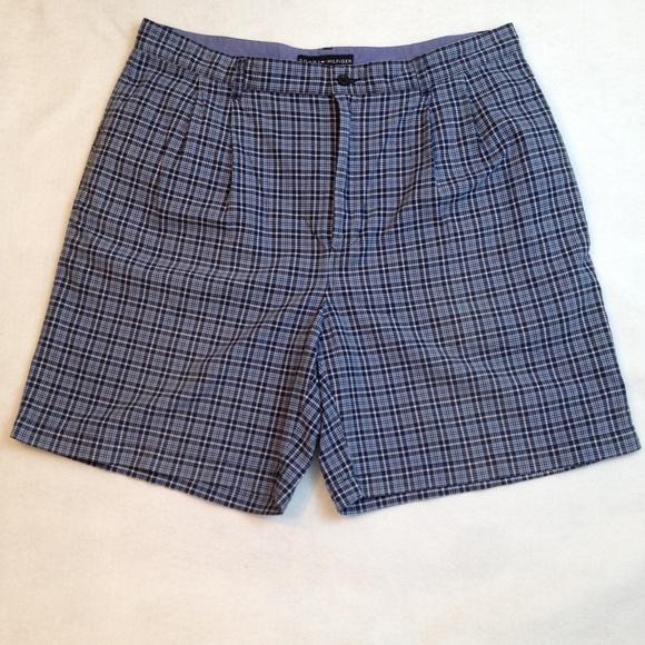 Tommy Hilfiger Other - Tommy Hilfiger Men Checker Size 36 Pleated Shorts